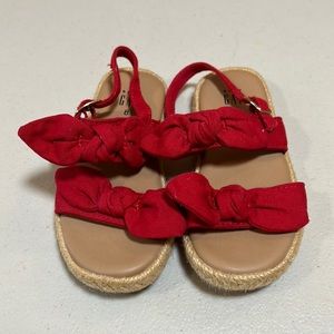 Like new Old Navy toddler red summer sandals